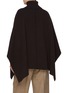 Back View - Click To Enlarge - BARRIE - High Neck Button Up Cape