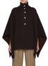 Main View - Click To Enlarge - BARRIE - High Neck Button Up Cape