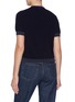 Back View - Click To Enlarge - BARRIE - Strass Embellished Cashmere Knit Top