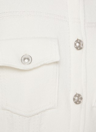  - BARRIE - Pleated Light Wash Denim Jacket