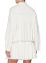 Back View - Click To Enlarge - BARRIE - Pleated Light Wash Denim Jacket