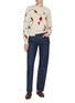 Figure View - Click To Enlarge - BARRIE - English Garden Cashmere Knit Cardigan