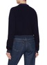 Back View - Click To Enlarge - BARRIE - Strass Embellished Cashmere Knit Cardigan