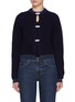 Main View - Click To Enlarge - BARRIE - Strass Embellished Cashmere Knit Cardigan