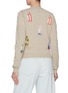 Back View - Click To Enlarge - BARRIE - Window Intarsia Cashmere Knit Cardigan