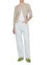 Figure View - Click To Enlarge - BARRIE - Window Intarsia Cashmere Knit Cardigan
