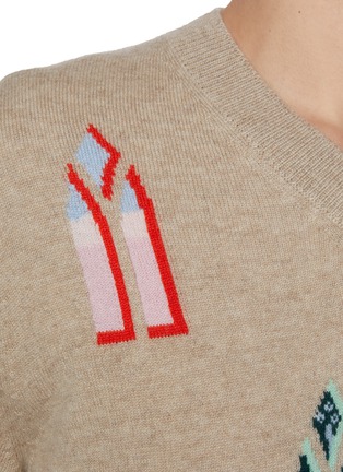  - BARRIE - Window Intarsia Knit Sweater