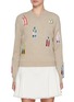 Main View - Click To Enlarge - BARRIE - Window Intarsia Knit Sweater
