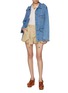 Figure View - Click To Enlarge - CHLOÉ - Lace Collar Wool Knit Top
