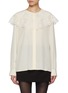 Main View - Click To Enlarge - CHLOÉ - Exaggerated Lace Collar Silk Blouse