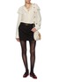 Figure View - Click To Enlarge - CHLOÉ - Exaggerated Lace Collar Silk Blouse