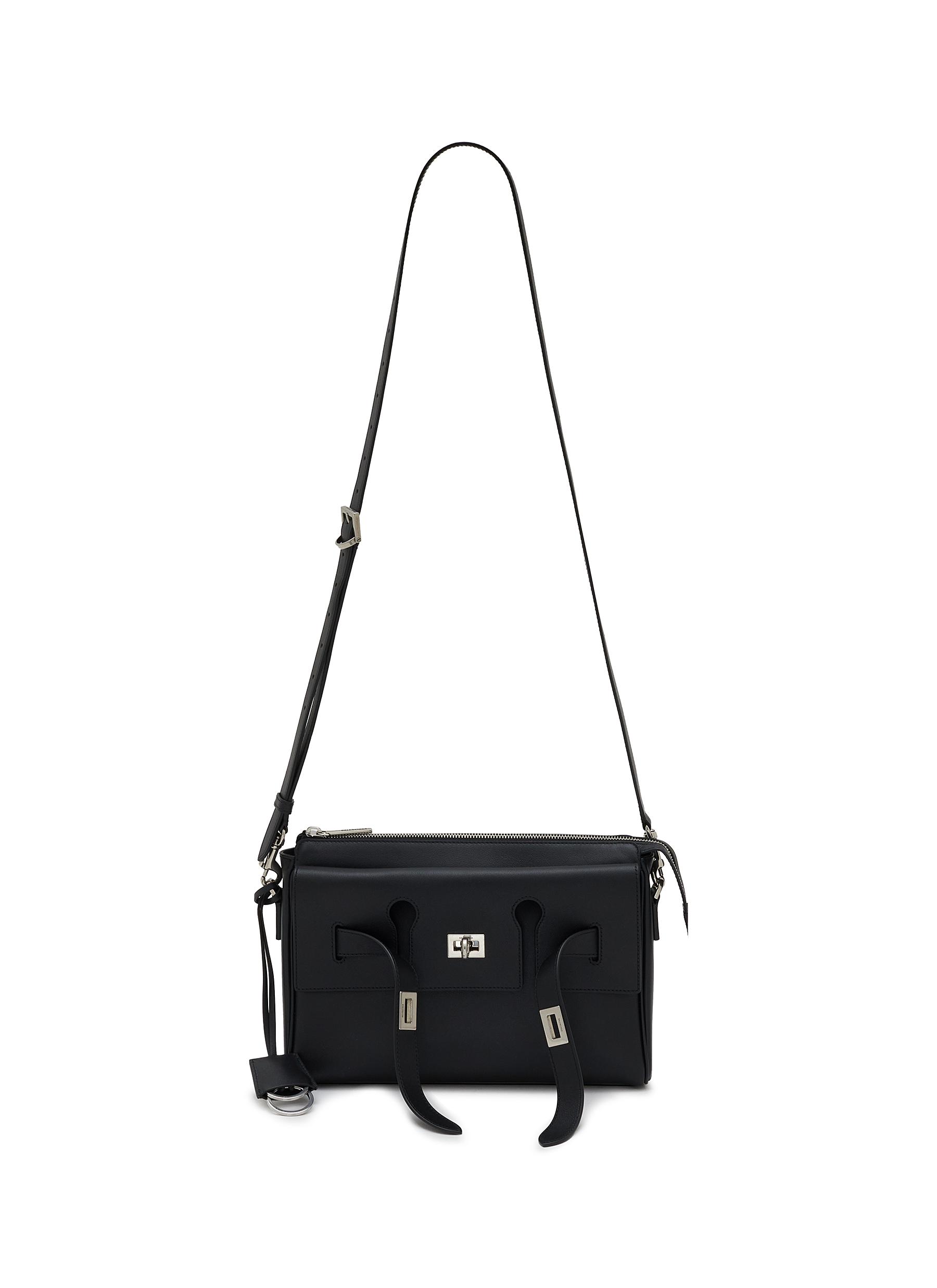 【関税＆送料込み】Balenciaga Bel Air Messenger Bag Balenciaga Men's Bel Air Small Leather Messenger Bag