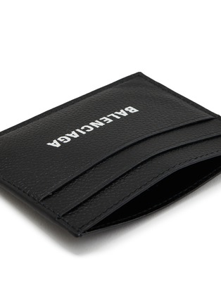 Detail View - Click To Enlarge - BALENCIAGA - Grained Leather Cardholder