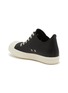  - RICK OWENS  - Leather Low Top Sneakers
