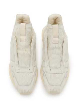 Detail View - Click To Enlarge - RICK OWENS  - Geth Leather Men's Sneakers