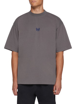 Main View - Click To Enlarge - BALENCIAGA - Logo Embroidered T-Shirt