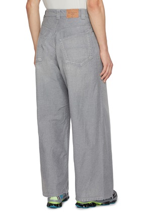 Back View - Click To Enlarge - BALENCIAGA - Oversized Medium Wash Baggy Jeans