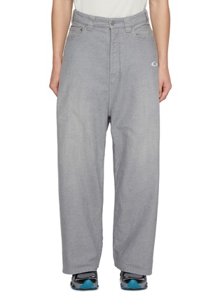 Main View - Click To Enlarge - BALENCIAGA - Oversized Medium Wash Baggy Jeans