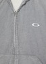  - BALENCIAGA - Trompe L'œil Denim Zip Up Hoodie