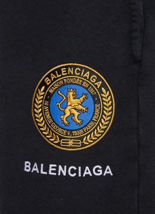  - BALENCIAGA - Uniform Badge Elasticated Shorts
