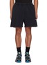 Main View - Click To Enlarge - BALENCIAGA - Uniform Badge Elasticated Shorts