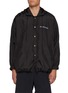 Main View - Click To Enlarge - BALENCIAGA - Oversized Uniform Badge Logo Windbreaker Jacket