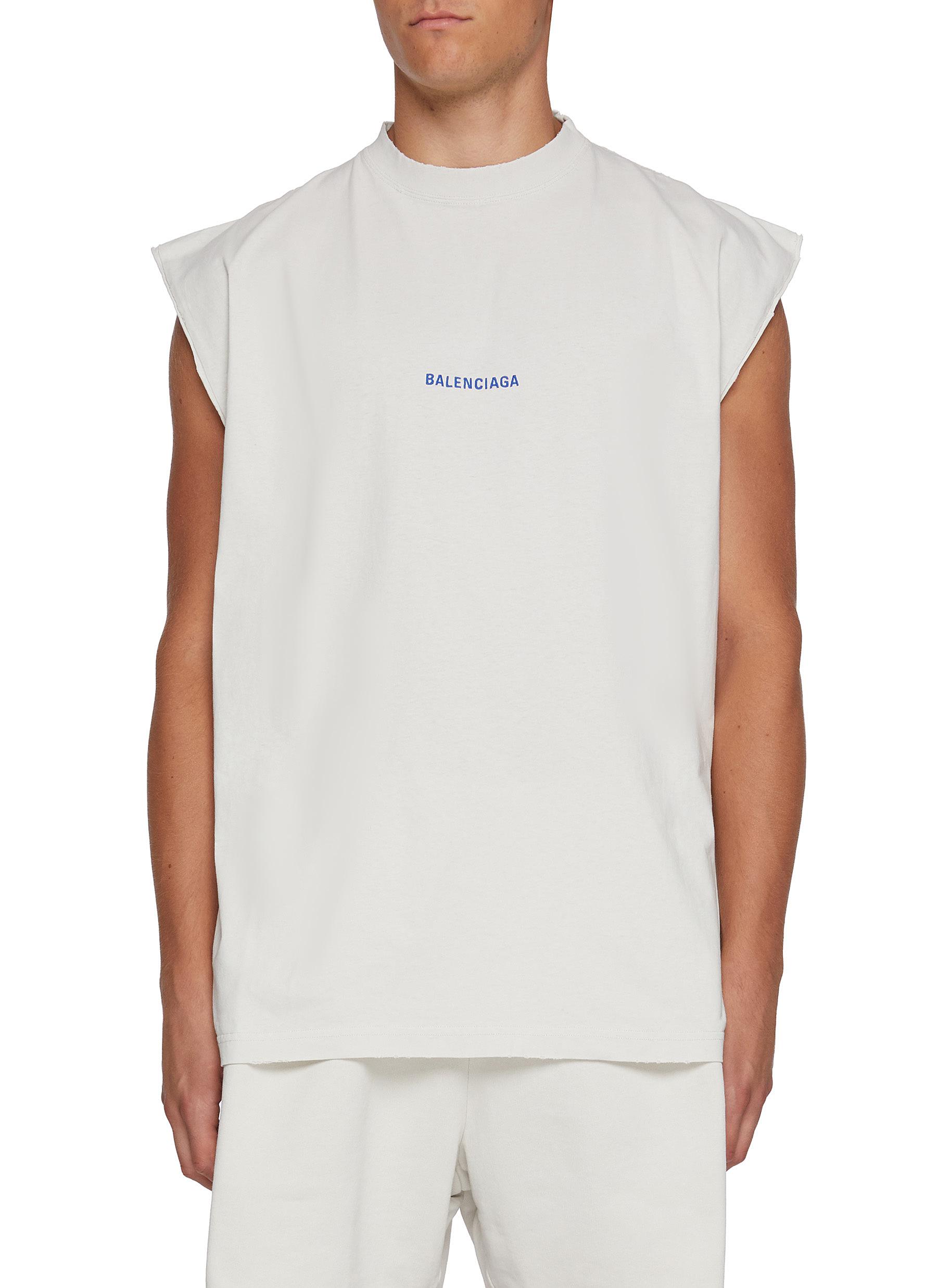 BALENCIAGA | Logo Tank Top | Men | Lane Crawford