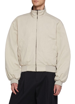 Main View - Click To Enlarge - BALENCIAGA - Reversible High Neck Bomber Jacket