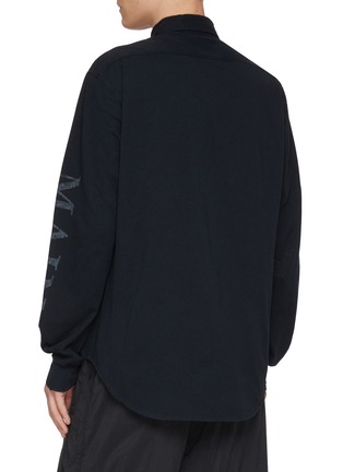 Back View - Click To Enlarge - BALENCIAGA - Main Character Cotton Shirt