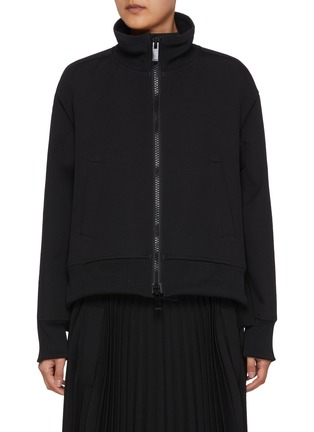 Main View - Click To Enlarge - SACAI - Matelassé Twill Blouson Jacket