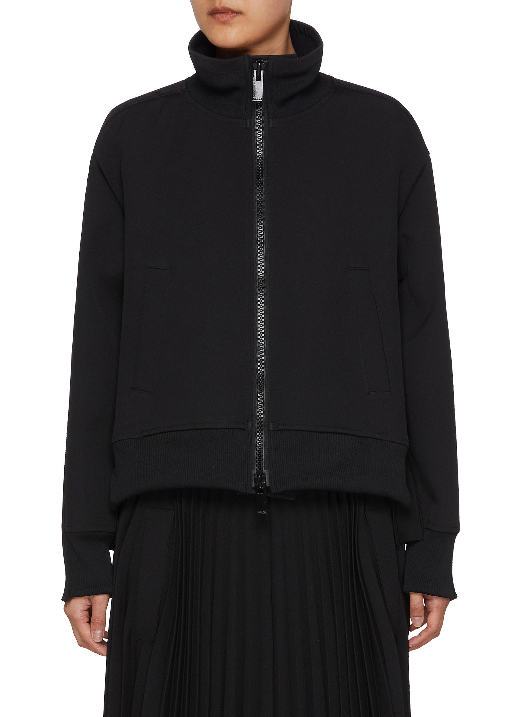 ★sacai★関税込♪NEW♪Matelasse Twill Blouson Matelasse Twill Mix Blouson in Burgundy – SVRN
