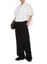 Figure View - Click To Enlarge - SACAI - Puff Sleeve Cropped Shirt