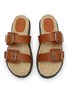 Detail View - Click To Enlarge - CASTAÑER - Ter Buckle Leather Sandals