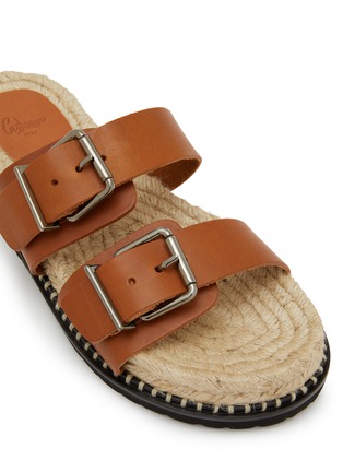 Detail View - Click To Enlarge - CASTAÑER - Ter Buckle Leather Sandals