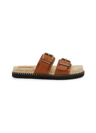 Main View - Click To Enlarge - CASTAÑER - Ter Buckle Leather Sandals