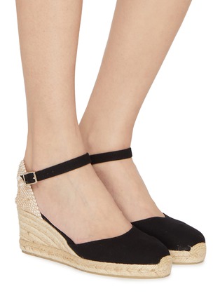 Figure View - Click To Enlarge - CASTAÑER - Carol 70 Platform Cotton Espadrilles