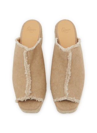 Detail View - Click To Enlarge - CASTAÑER - Queral 60 Platform Cotton Espadrilles