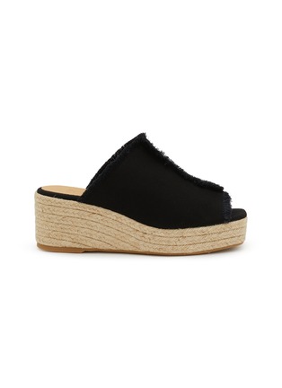 Main View - Click To Enlarge - CASTAÑER - Queral 60 Platform Cotton Espadrilles