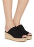 Figure View - Click To Enlarge - CASTAÑER - Queral 60 Platform Cotton Espadrilles
