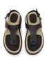 Detail View - Click To Enlarge - CASTAÑER - Tokio Leather Thong Espadrilles