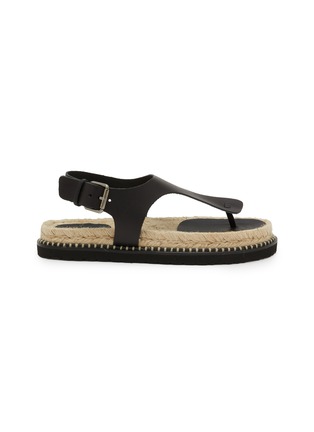 Main View - Click To Enlarge - CASTAÑER - Tokio Leather Thong Espadrilles