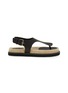 Main View - Click To Enlarge - CASTAÑER - Tokio Leather Thong Espadrilles