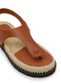 Detail View - Click To Enlarge - CASTAÑER - Tokio Leather Thong Espadrilles