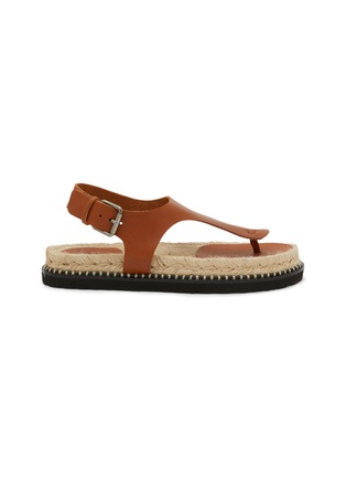 Main View - Click To Enlarge - CASTAÑER - Tokio Leather Thong Espadrilles