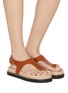 Figure View - Click To Enlarge - CASTAÑER - Tokio Leather Thong Espadrilles