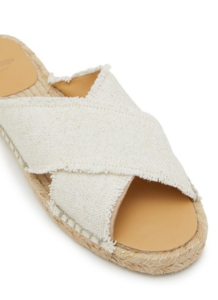 Detail View - Click To Enlarge - CASTAÑER - Palmera Linen Espadrilles