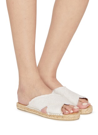 Figure View - Click To Enlarge - CASTAÑER - Palmera Linen Espadrilles