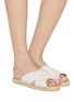 Figure View - Click To Enlarge - CASTAÑER - Palmera Linen Espadrilles