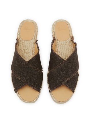 Detail View - Click To Enlarge - CASTAÑER - Palmera Linen Espadrilles