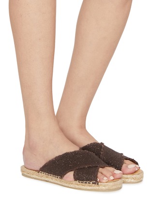 Figure View - Click To Enlarge - CASTAÑER - Palmera Linen Espadrilles
